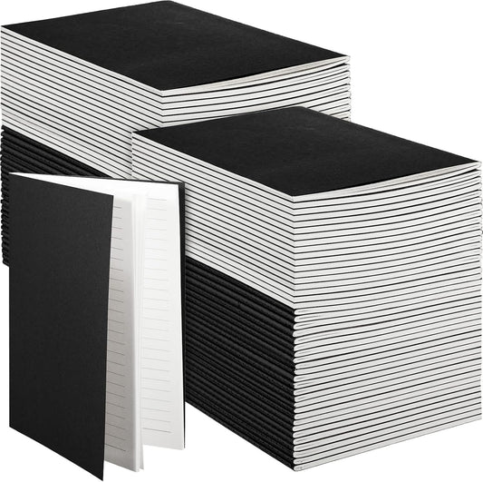 100 Pcs A5 Kraft Notebooks for Writing and Sketching Needs