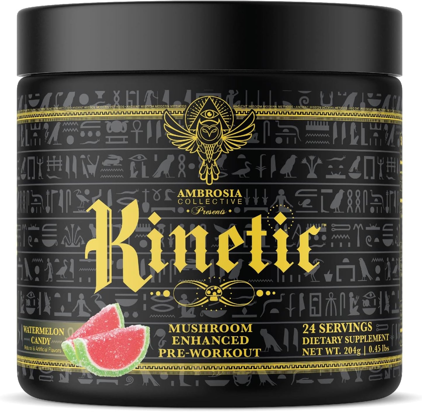 Kinetic Organic Preworkout with Mushroom Power for Energy