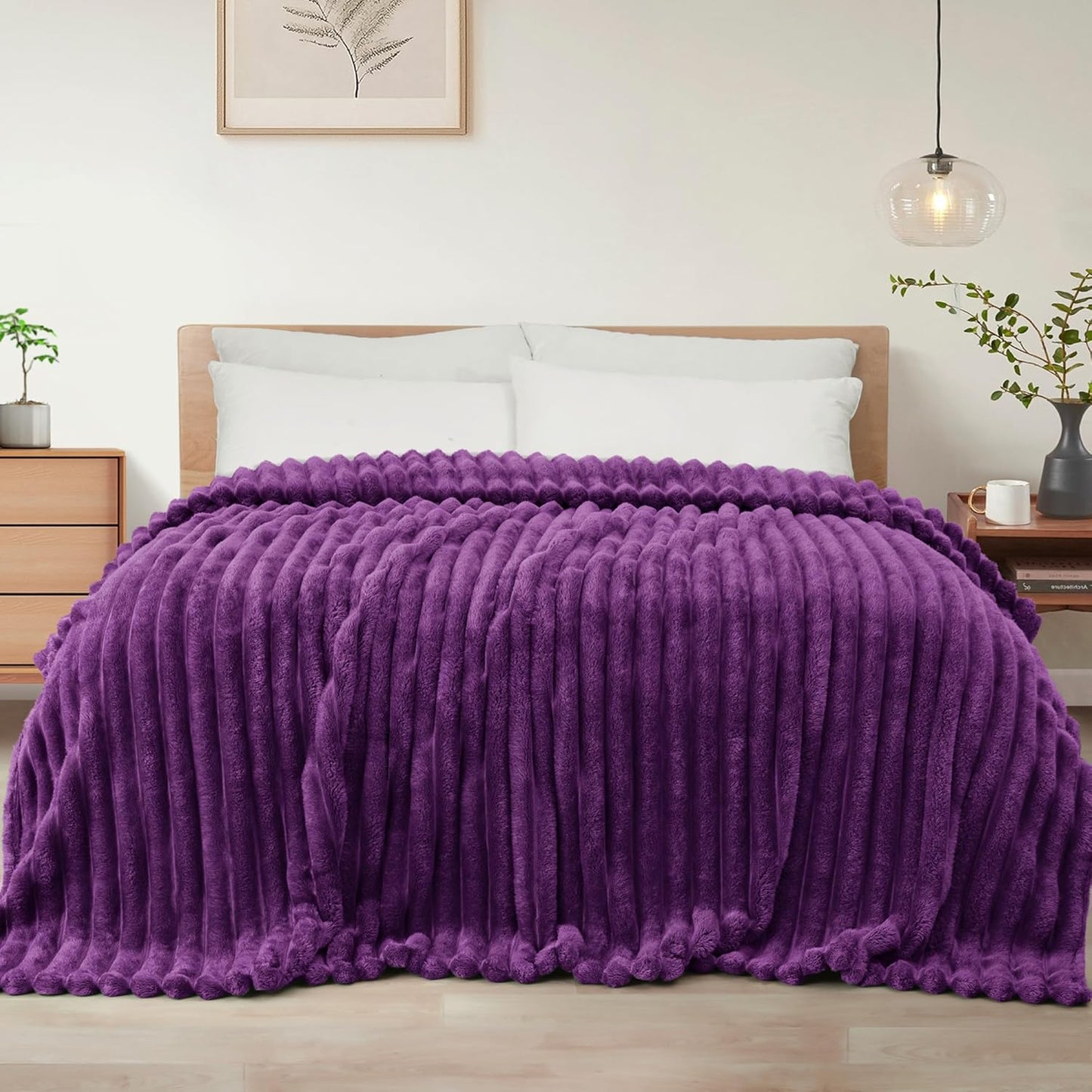 Exclusivo Mezcla King Size Flannel Fleece Blanket for All Seasons