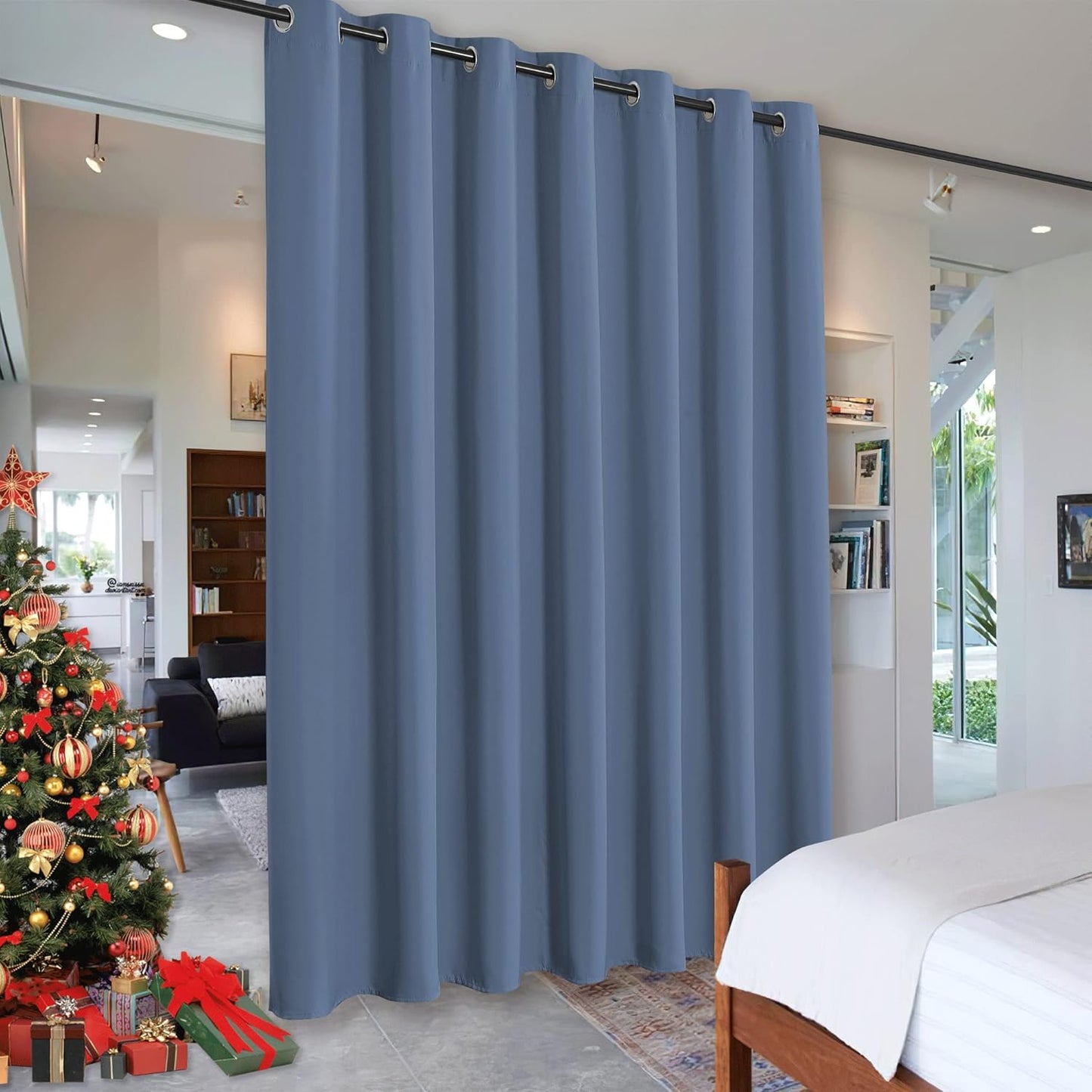 RYB HOME Privacy Curtain for Sliding Glass Door, Light Block