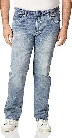 Buffalo David Bitton Men's Straight Six Jeans for Comfort and Style