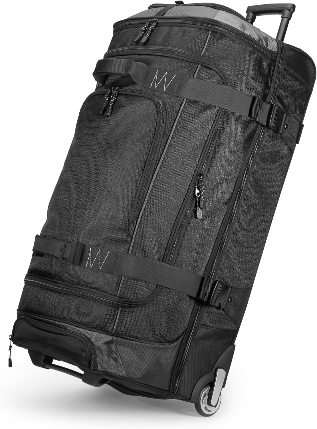 Durable 30-Inch Large Rolling Duffle Bag with Wheels and Handle