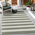 Striped Fall Outdoor Rug 3x5 for Farmhouse and Entryway Use