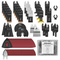 152 Metal Wood Oscillating Tool Blade Kit - Large Multi Blade Set