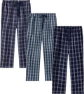 Mens Pajama Pants Cotton Lightweight Plaid Sleep & Lounge Pants