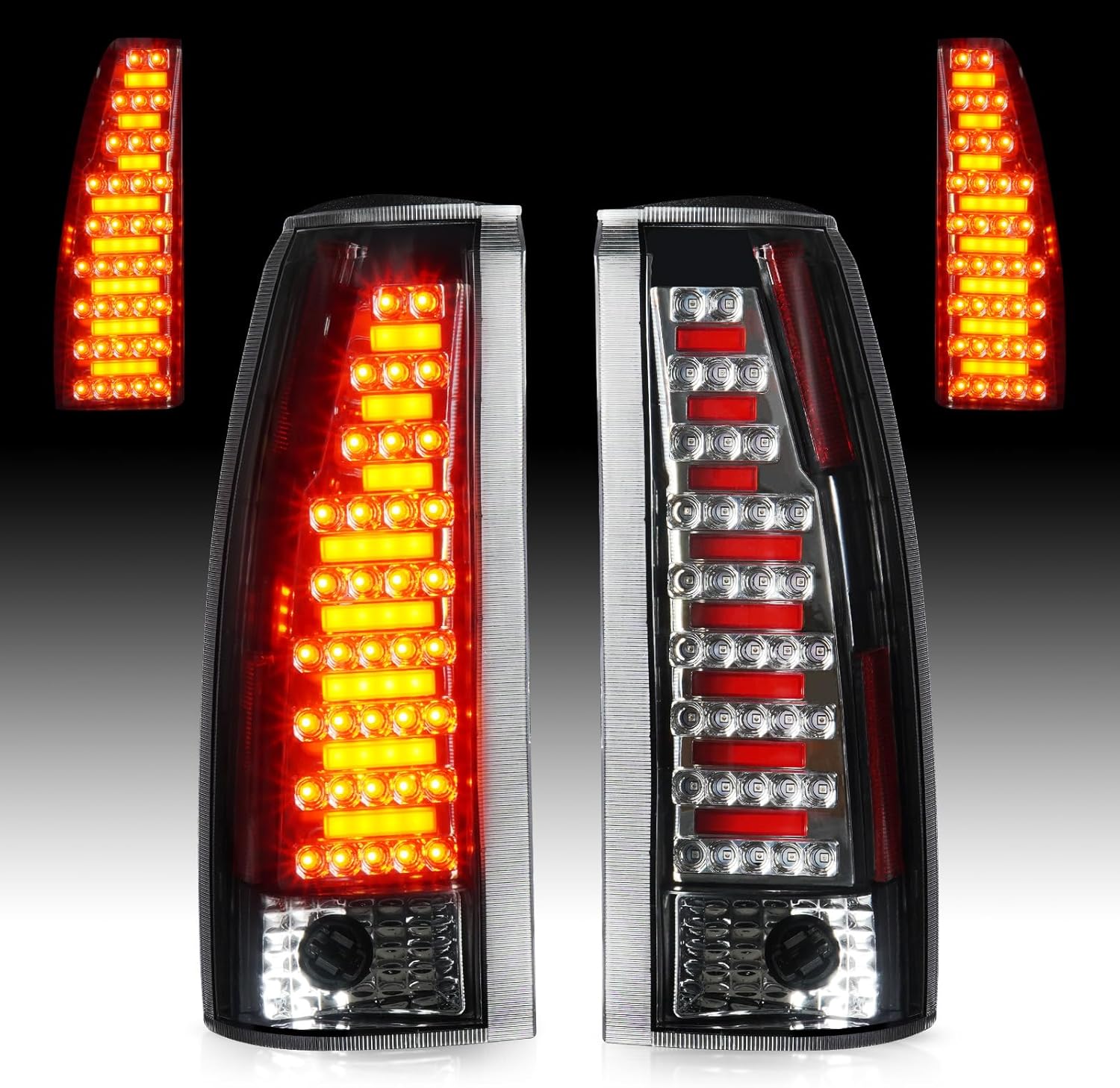 LED Tail Lights Assembly for Chevy & GMC C/K 1500 88-99 Models