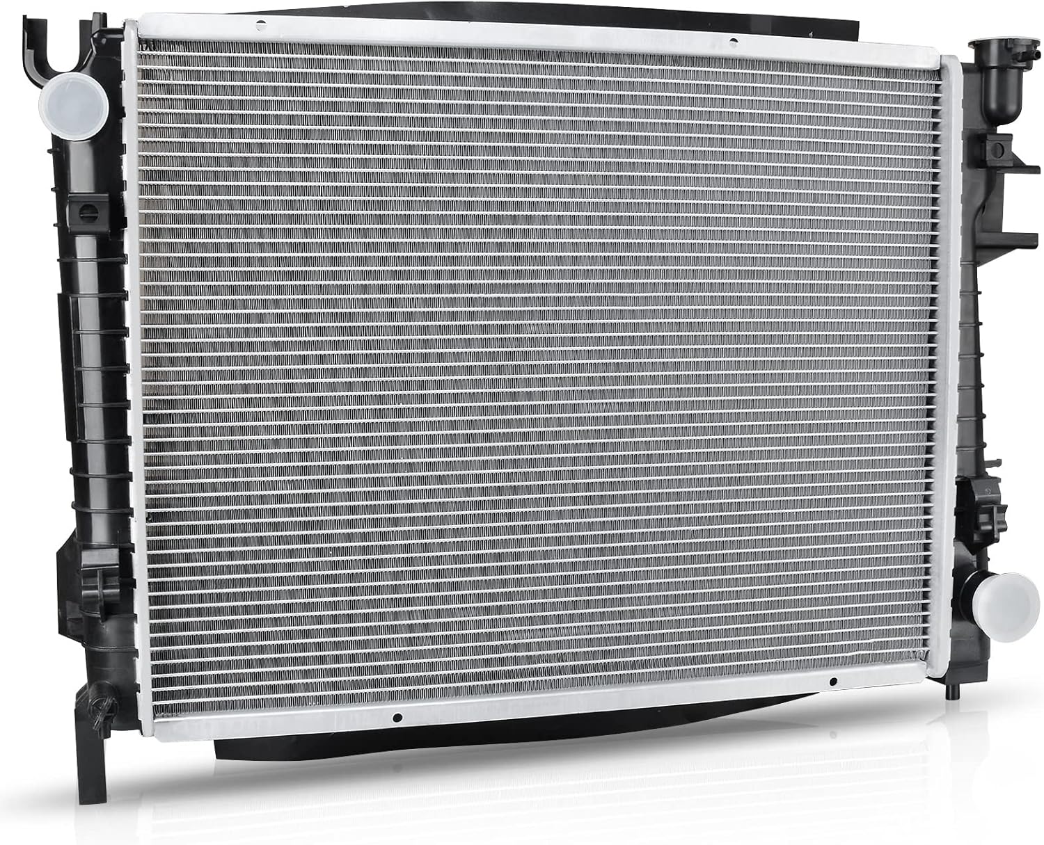 DWVO Radiator Complete Radiator for 2002-2008 Dodge Ram 1500
