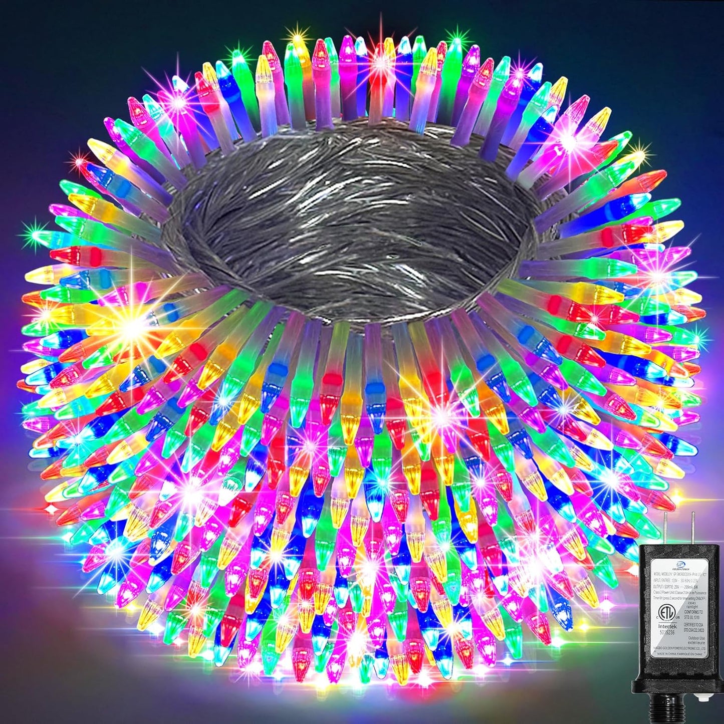 750 LED Christmas Lights for Outdoor Decor with 12 Modes