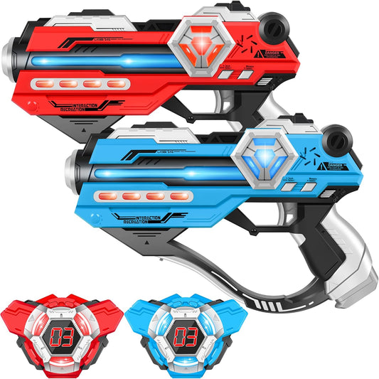 IJO Laser Tag Guns Set of 2 with Digital LED Score Display