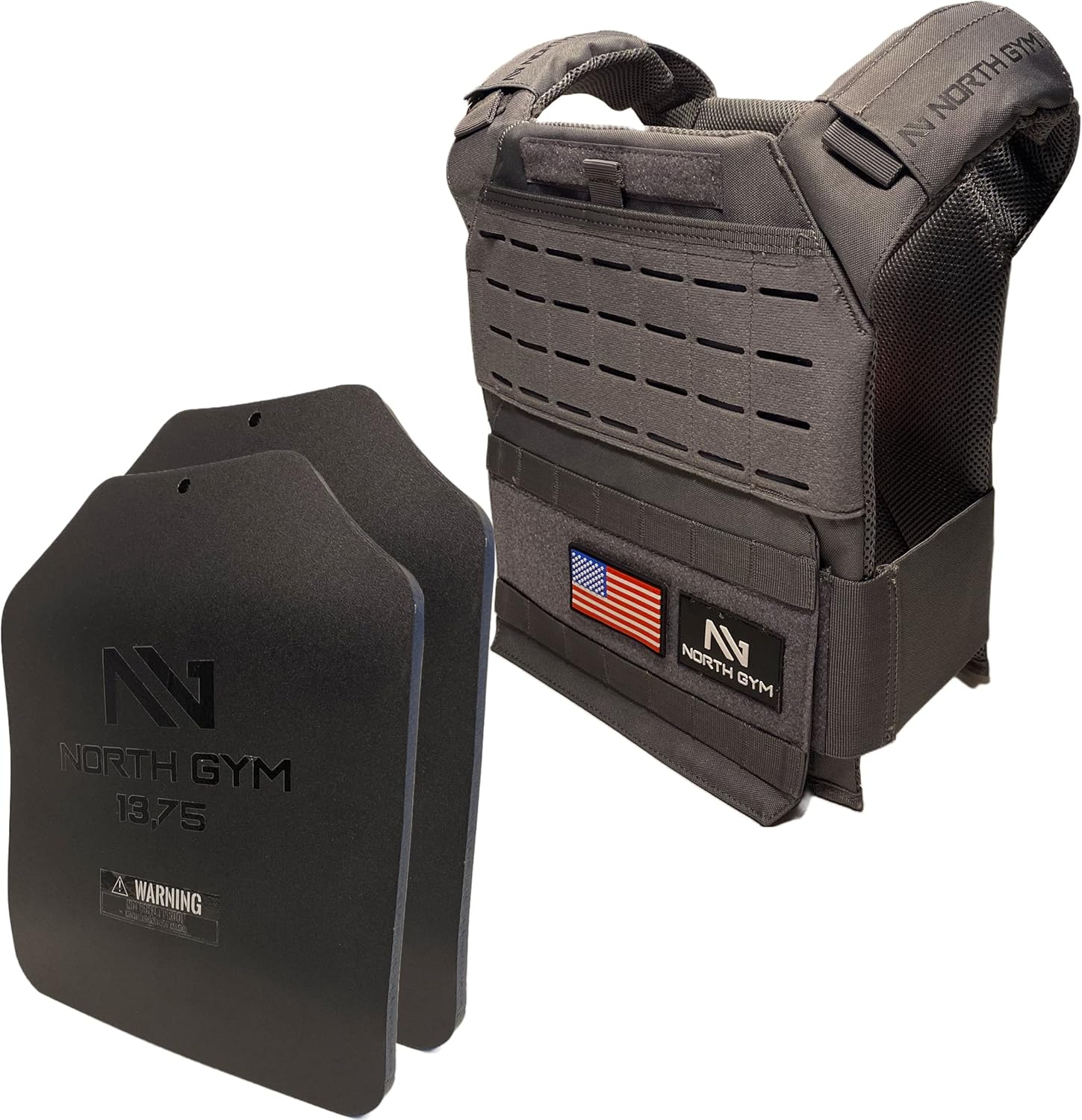 Adjustable Weighted Vest with Innovative Moulded Weights for Comfort