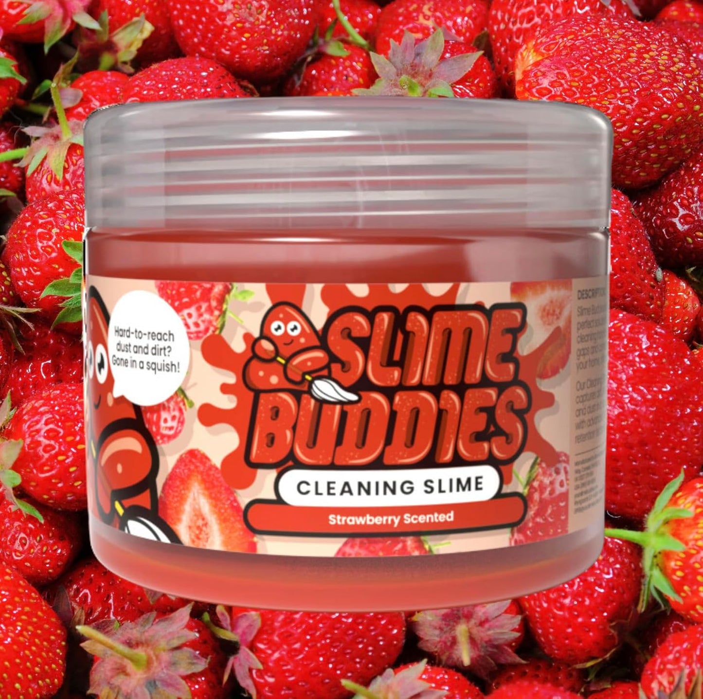 Strawberry Scented Cleaning Gel | Multi-Use Detailing Tool