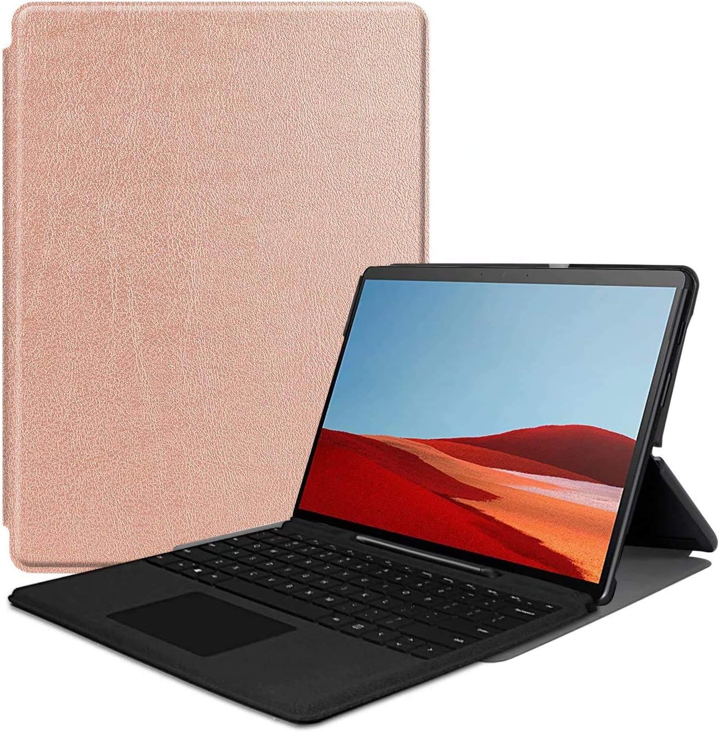 SaharaCase Folio Case for Microsoft Surface Pro X - Rugged Protection