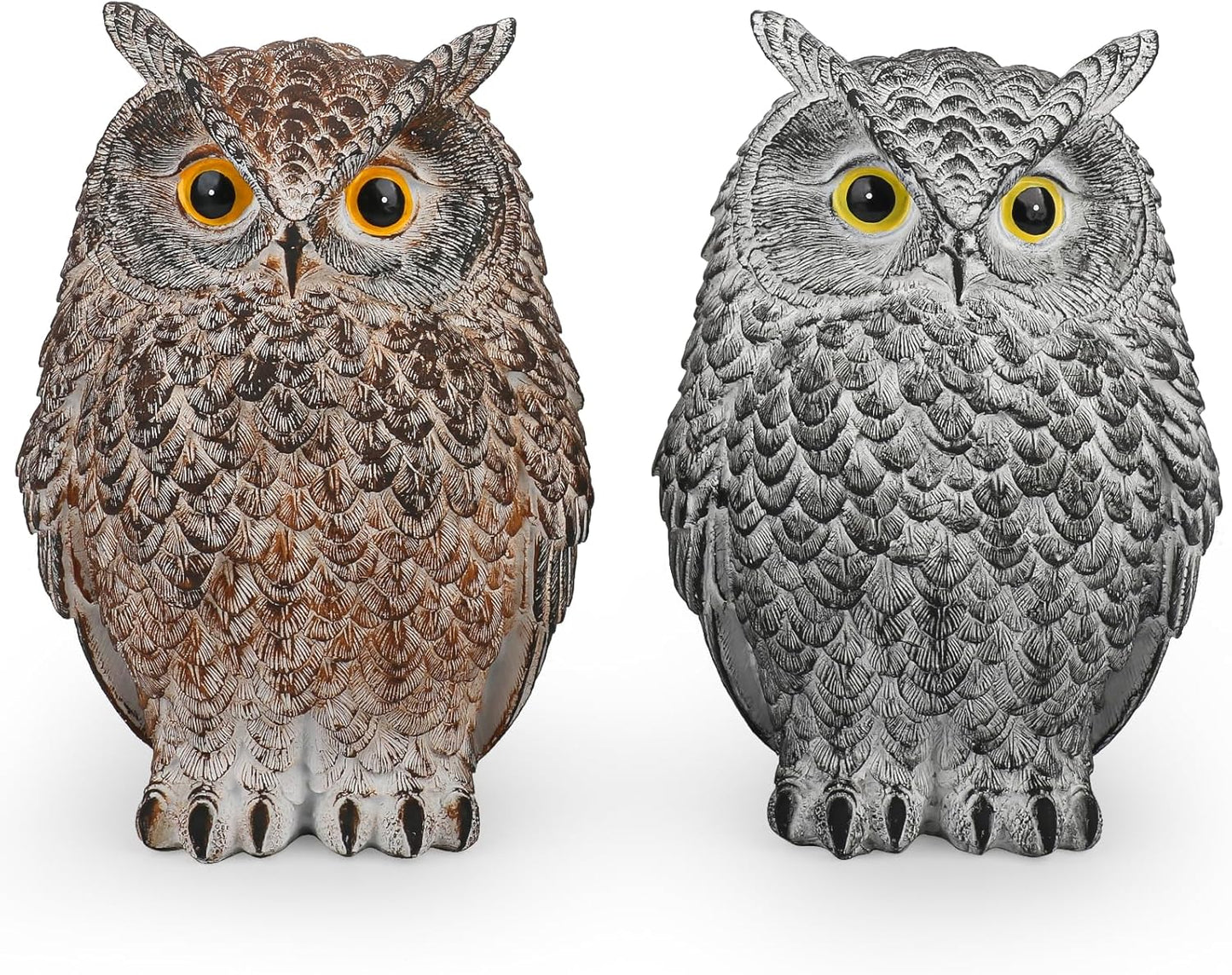 Realistic Owl Statues for Indoor & Outdoor Decoration