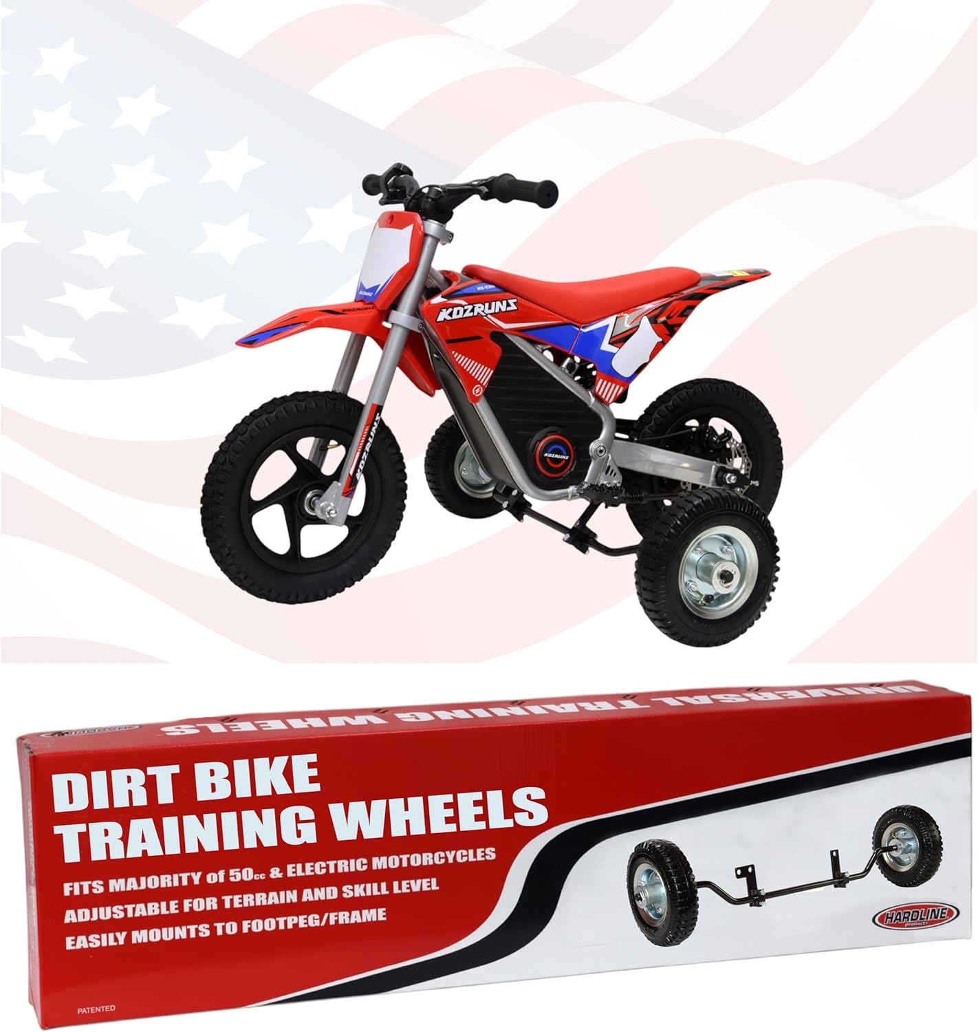 Training Wheels for OLALA, KDZRUNS, TUIBOKA Electric Dirt Bikes