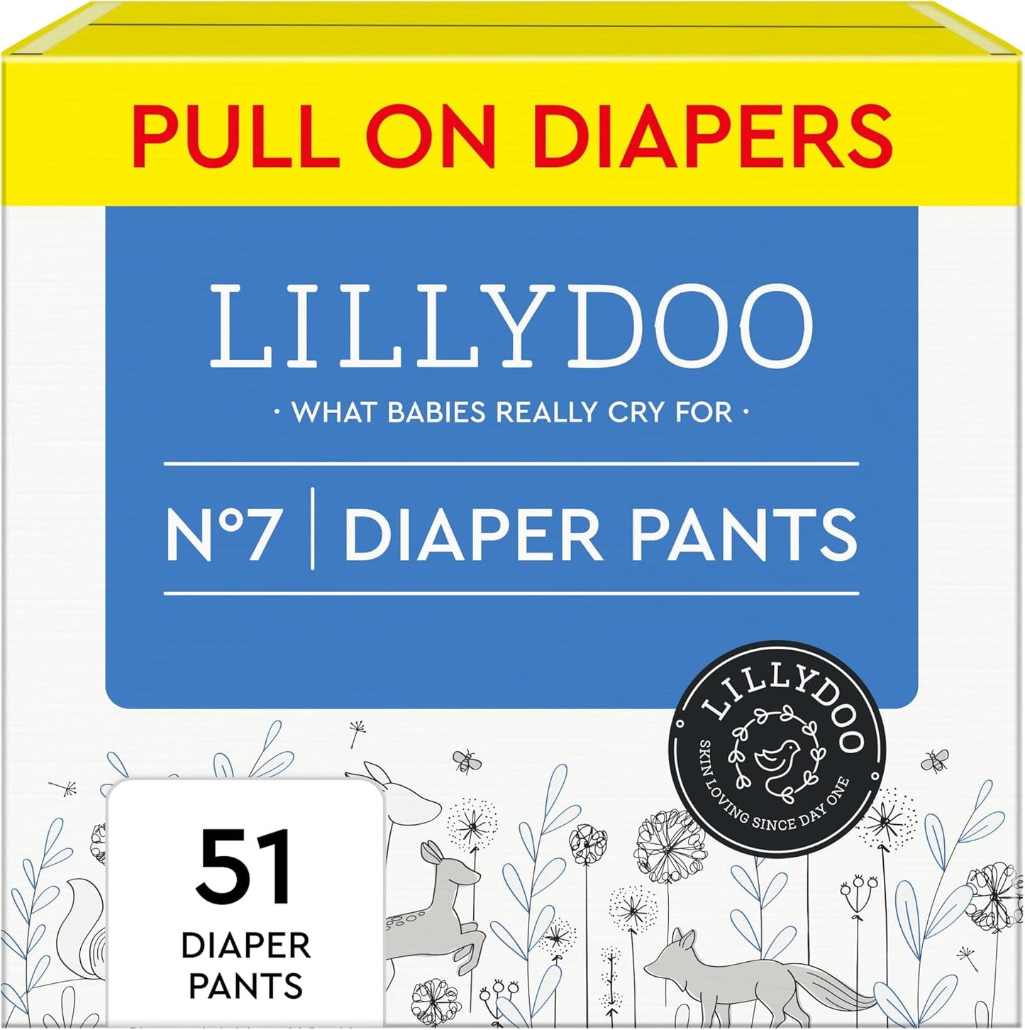LILLYDOO Size 8 Diaper Pants: Skin-Friendly & Absorbent
