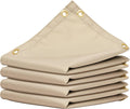 7 ft x 27 ft Grey Waterproof Shade Cloth with Grommets - Heavy Duty