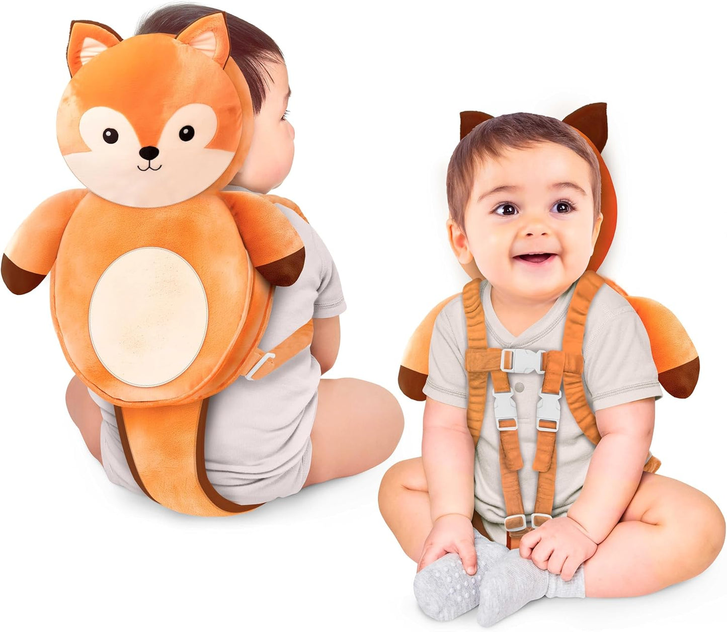Little Family Baby Head Protector Backpack for Safe Playtime