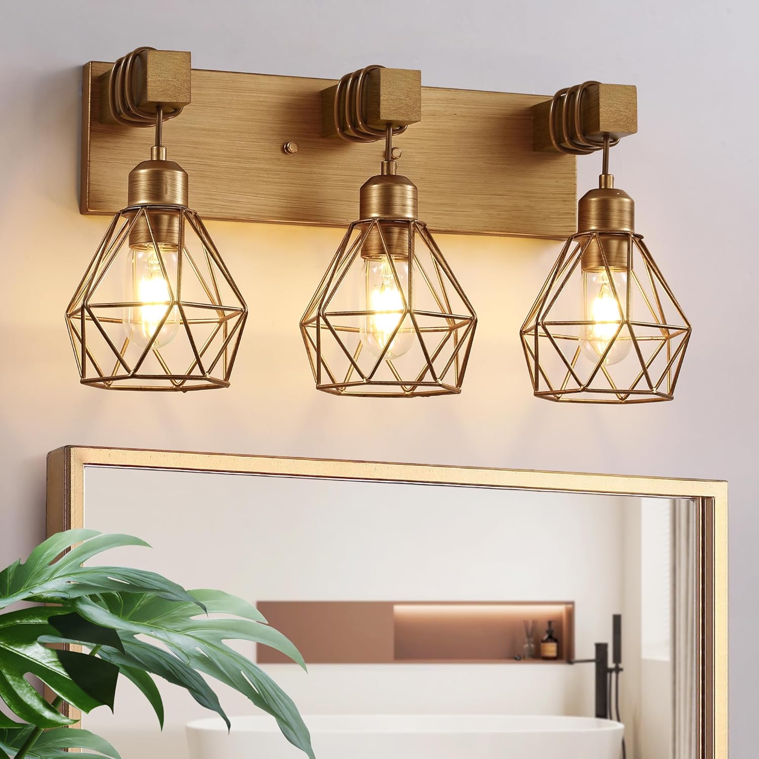 Elegant Gold Bathroom Vanity Light Fixtures for Any Space