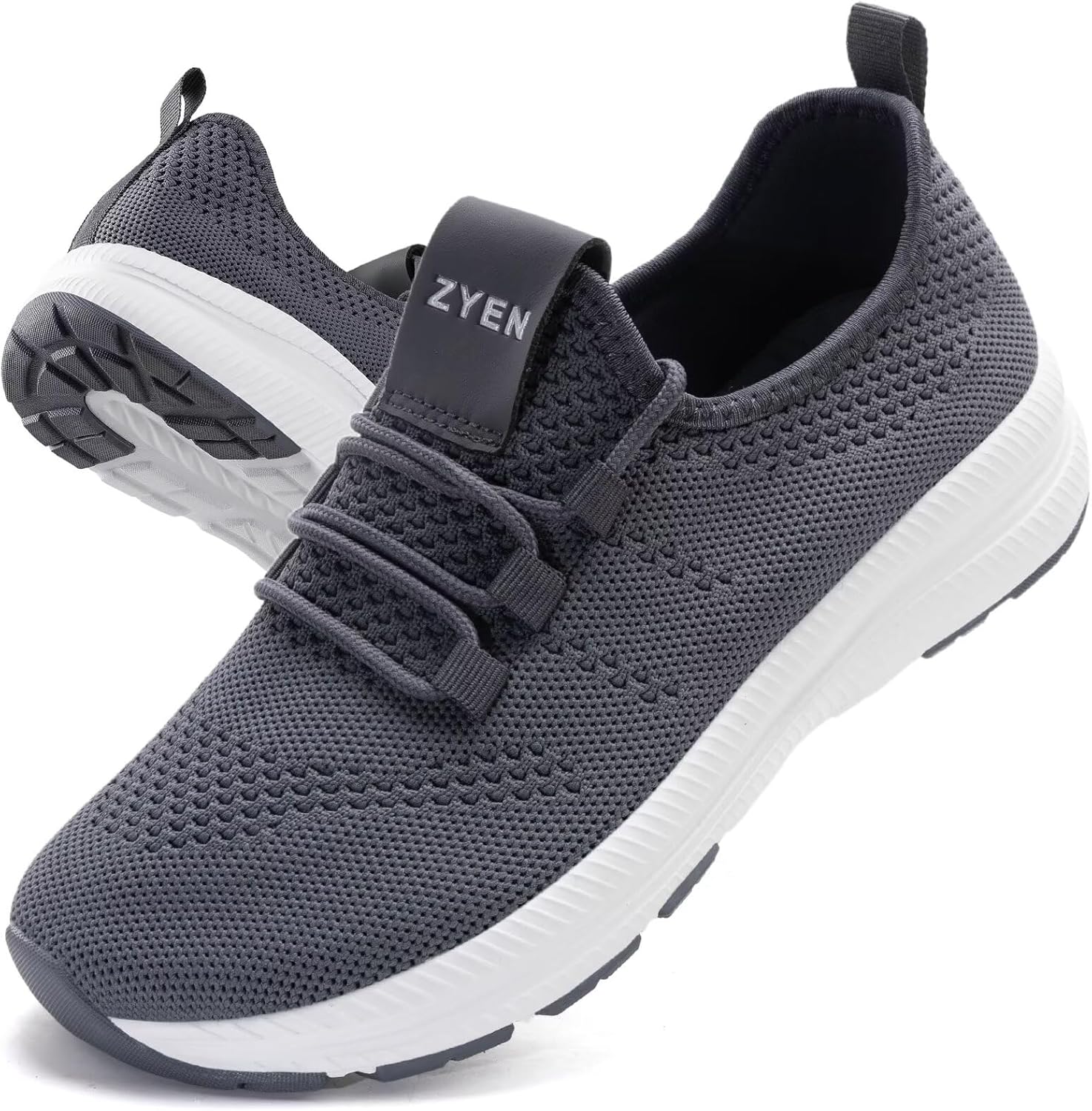 ZYEN Wide Toe Box Shoes for Women - Non-Slip Running Sneakers