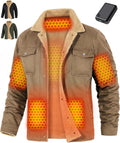 Graphene Heated Jacket for Men 12V Fast Charge - Long Battery Life