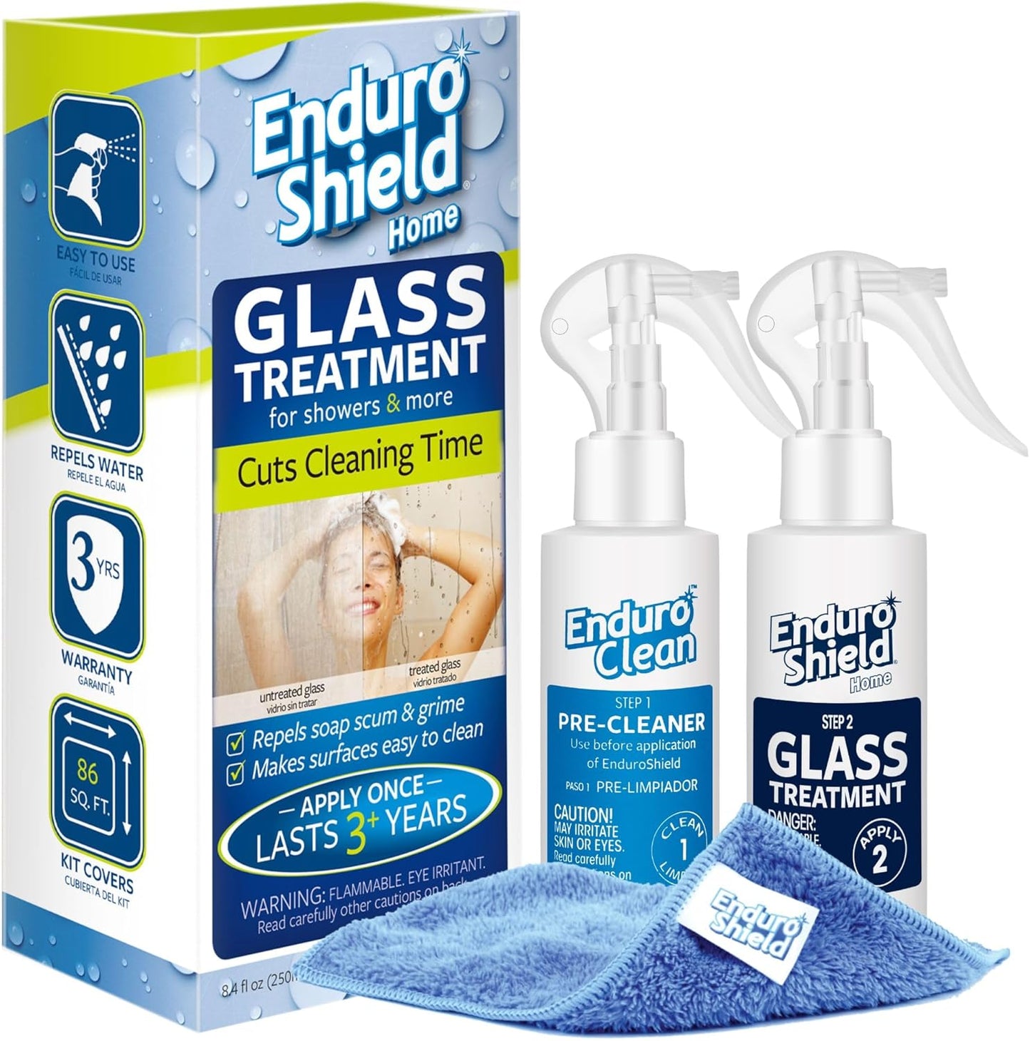 EnduroShield Glass Treatment Kit for Advanced Surface Protection