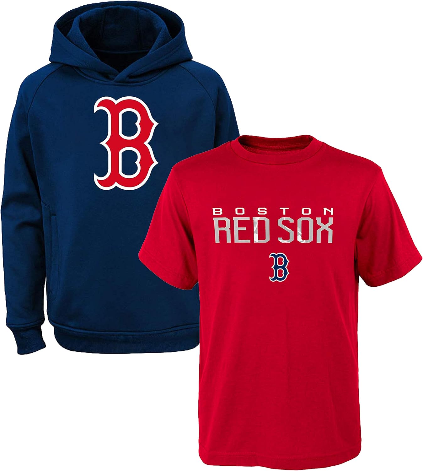 Boston Red Sox Youth Performance Hoodie & Tee Combo Set