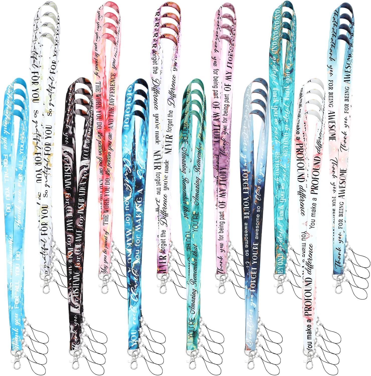 Lanyard Bulk for ID Badge Employee Appreciation Gifts and More