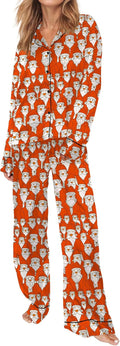 SHESHOW Satin Pajamas for Women Set Long Sleeve - Soft, Classic