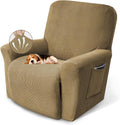 Recliner Chair Cover Stretch Slipcover for Lazy Boy Recliner - Tan