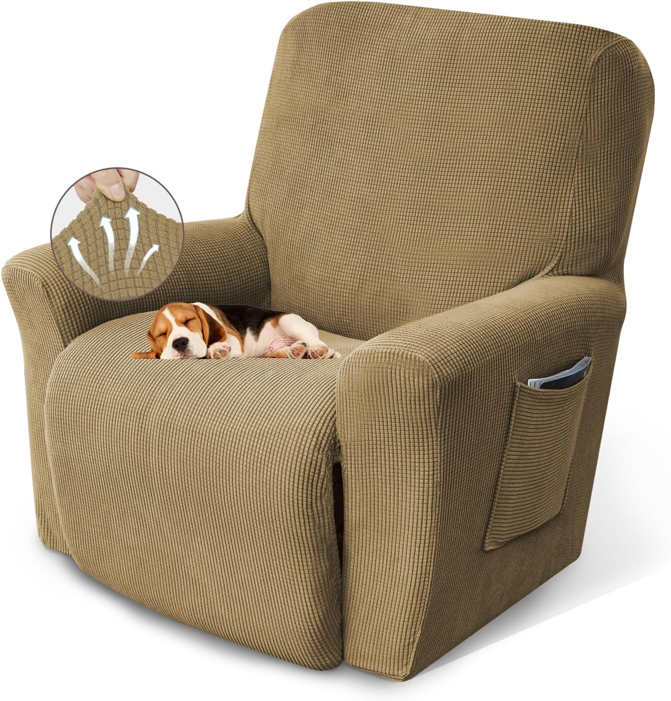KEKUOU Recliner Chair Covers for Lazy Boy Furniture Protection