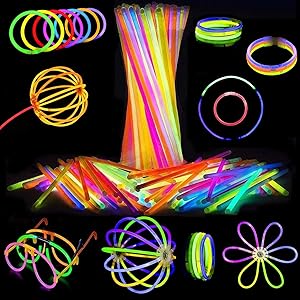 Attikee 840 PCS Glow Sticks Bulk for Parties and Fun
