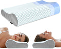 Memory Foam Neck Pillow for Sleeping - Ergonomic Cervical Support