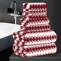 8 Piece Bathroom Towel Set - Large 600GSM Soft Bath Sheets