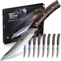 Steak Knives Set of 8 4.8 in High-Carbon Japanese Stainless Steel