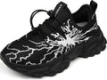 BRONAX Little/Big Boys Comfortable Graffiti Tennis Shoes - Easy On/Off
