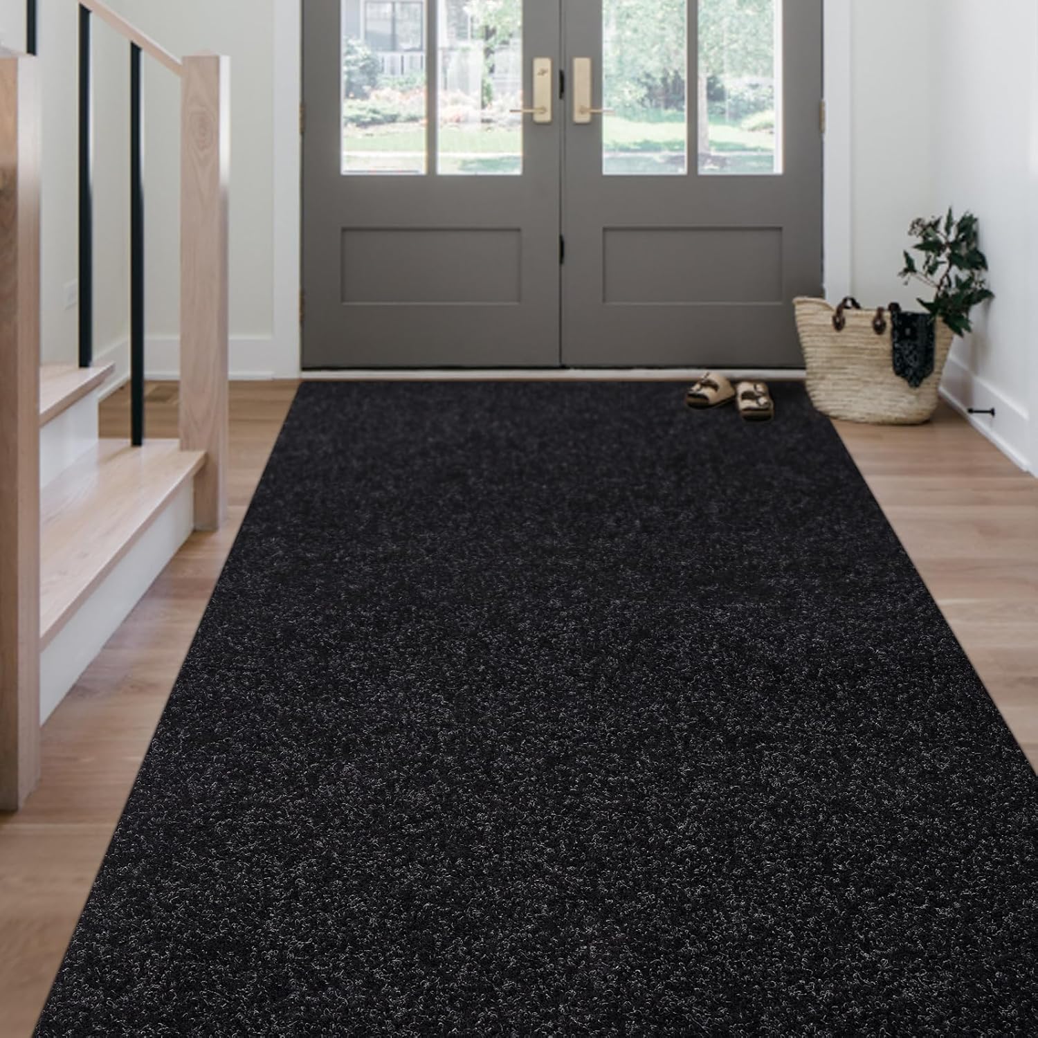 Outdoor Indoor 6ft x 7ft Runner Rug with Non-Slip Backing