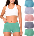 BAMBOO COOL Womens Boyshort Panties Seamless Underwear Boxer Briefs 5