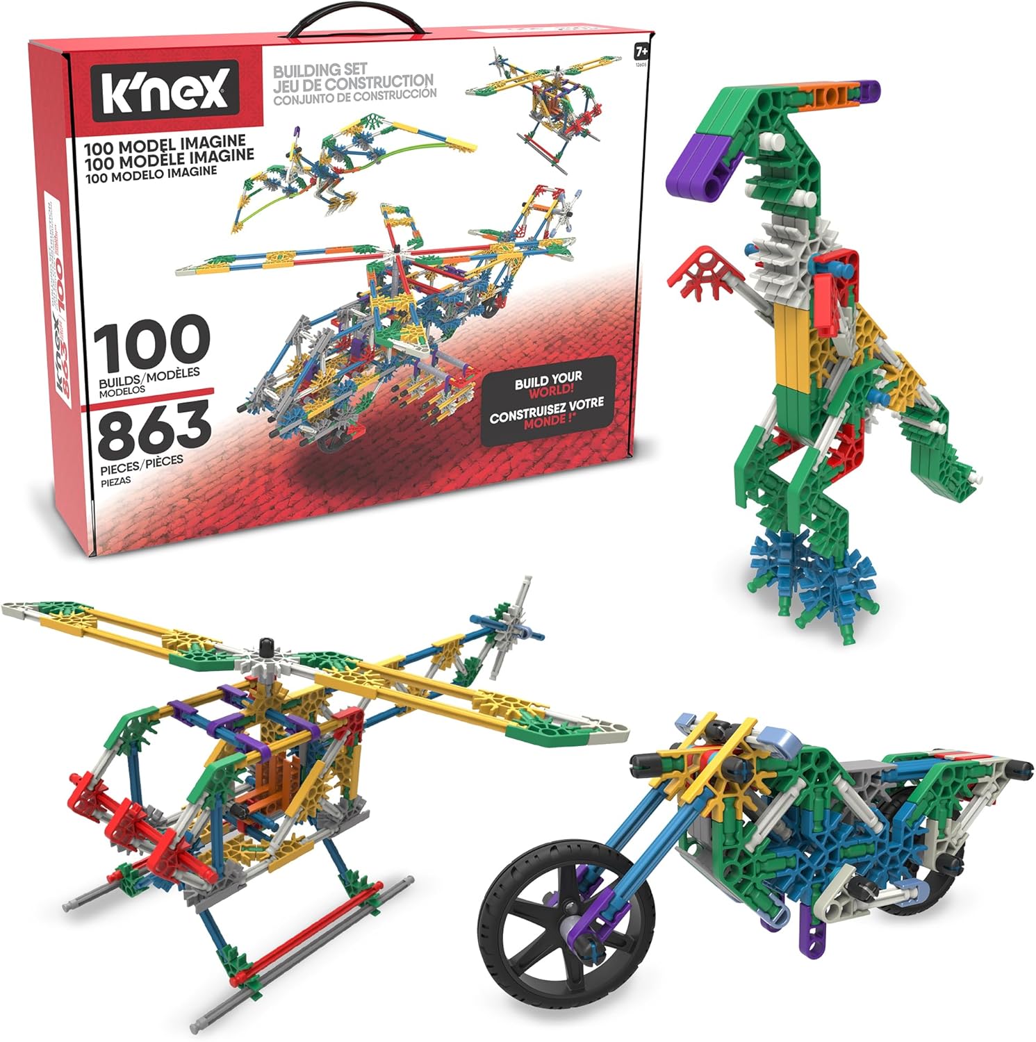 K'NEX 863-Piece STEM Kids Construction Set