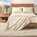 California King Flannel Sheet Set - Ultra-Soft Turkish Cotton