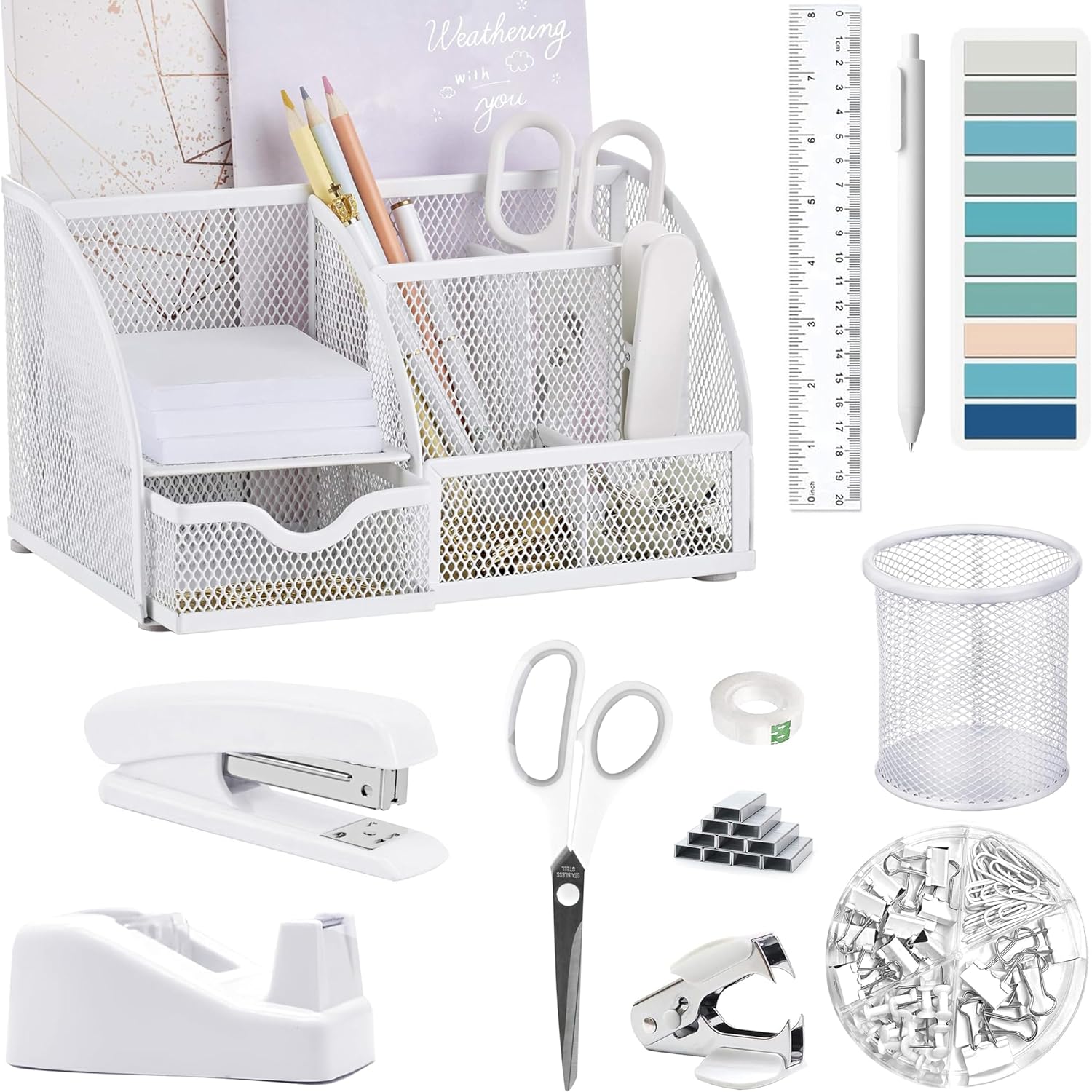 Complete Desk Organizer Set for Stylish Workspace