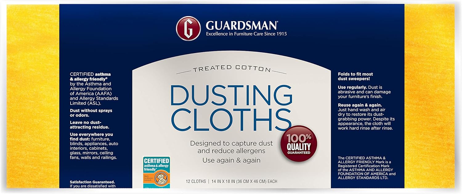 Guardsman Wood Furniture Dusting Cloths for Effective Cleaning