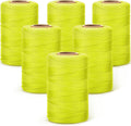 Amylove 6 Roll Mason Nylon String 500 ft - High Visibility Mason Line
