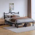 14 Inch Metal Bed Frame Full Size - Heavy Duty Platform with Charging