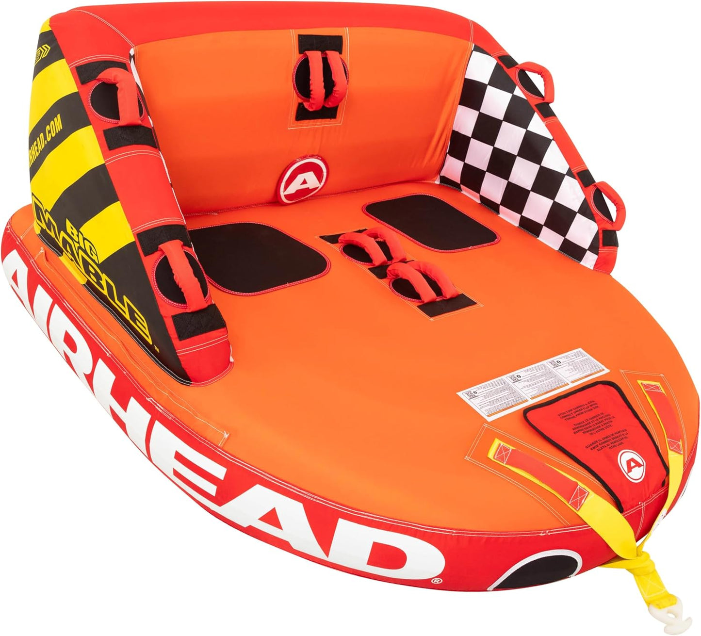 Airhead Mable Inflatable Towable Tube for 1-4 Riders Fun