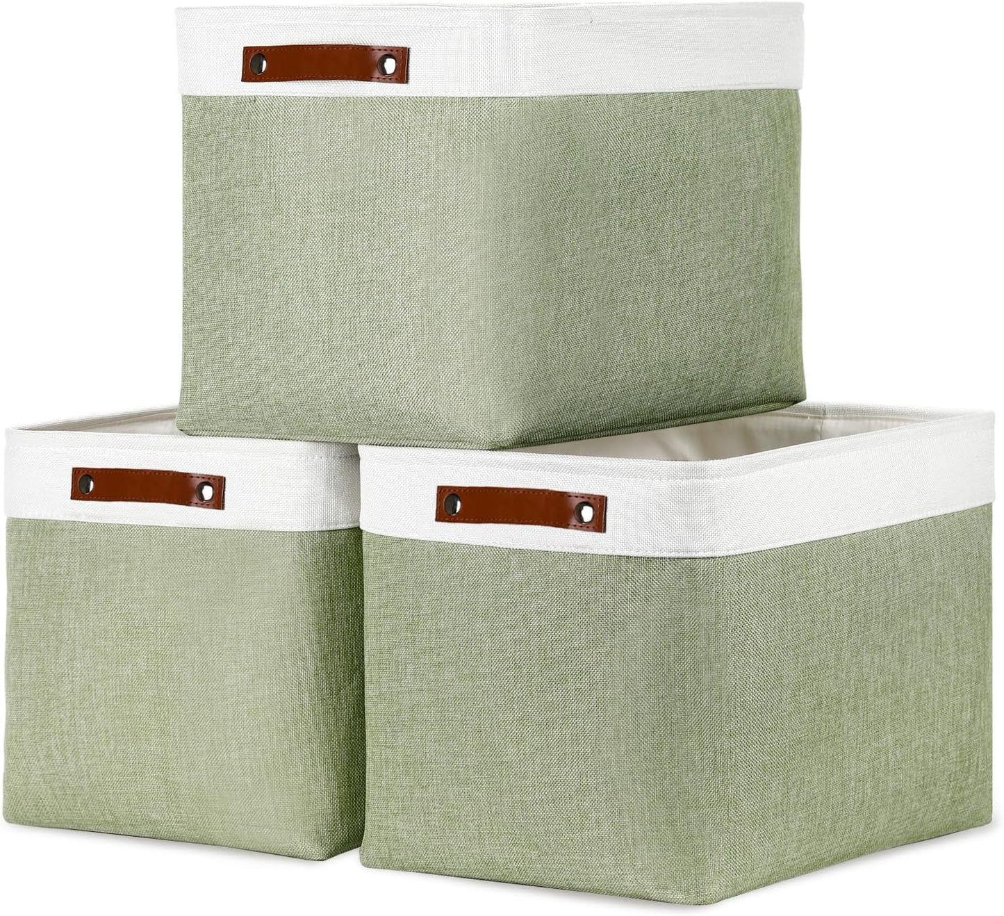 DULLEMELO 16 inch Fabric Storage Basket for Organizing Toys