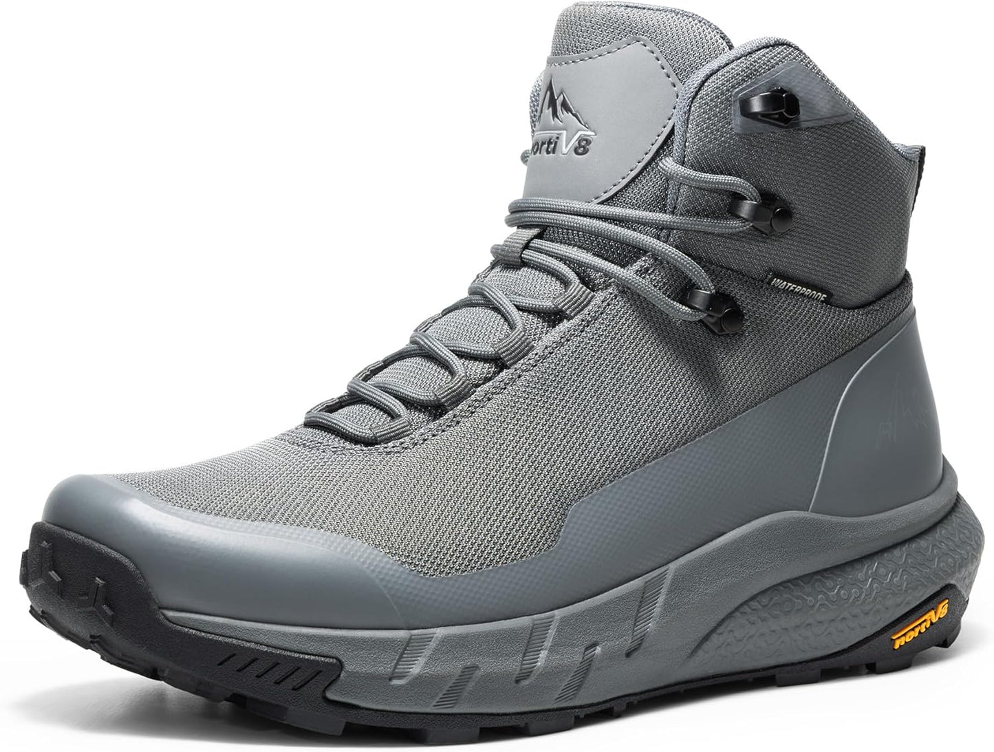 NORTIV 8 Men's Mid Waterproof Hiking Boots for Outdoor Adventures