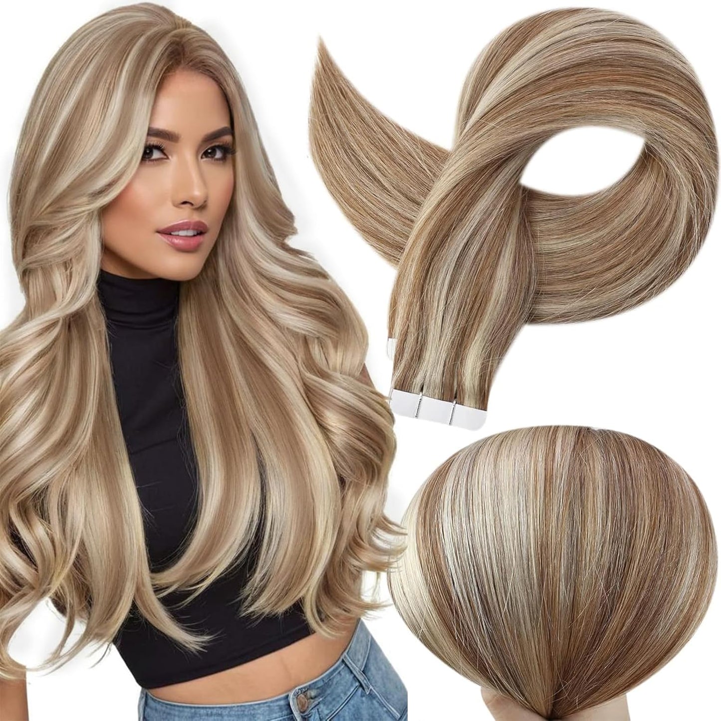Full Shine Tape in Hair Extensions for Stunning Volume and Length