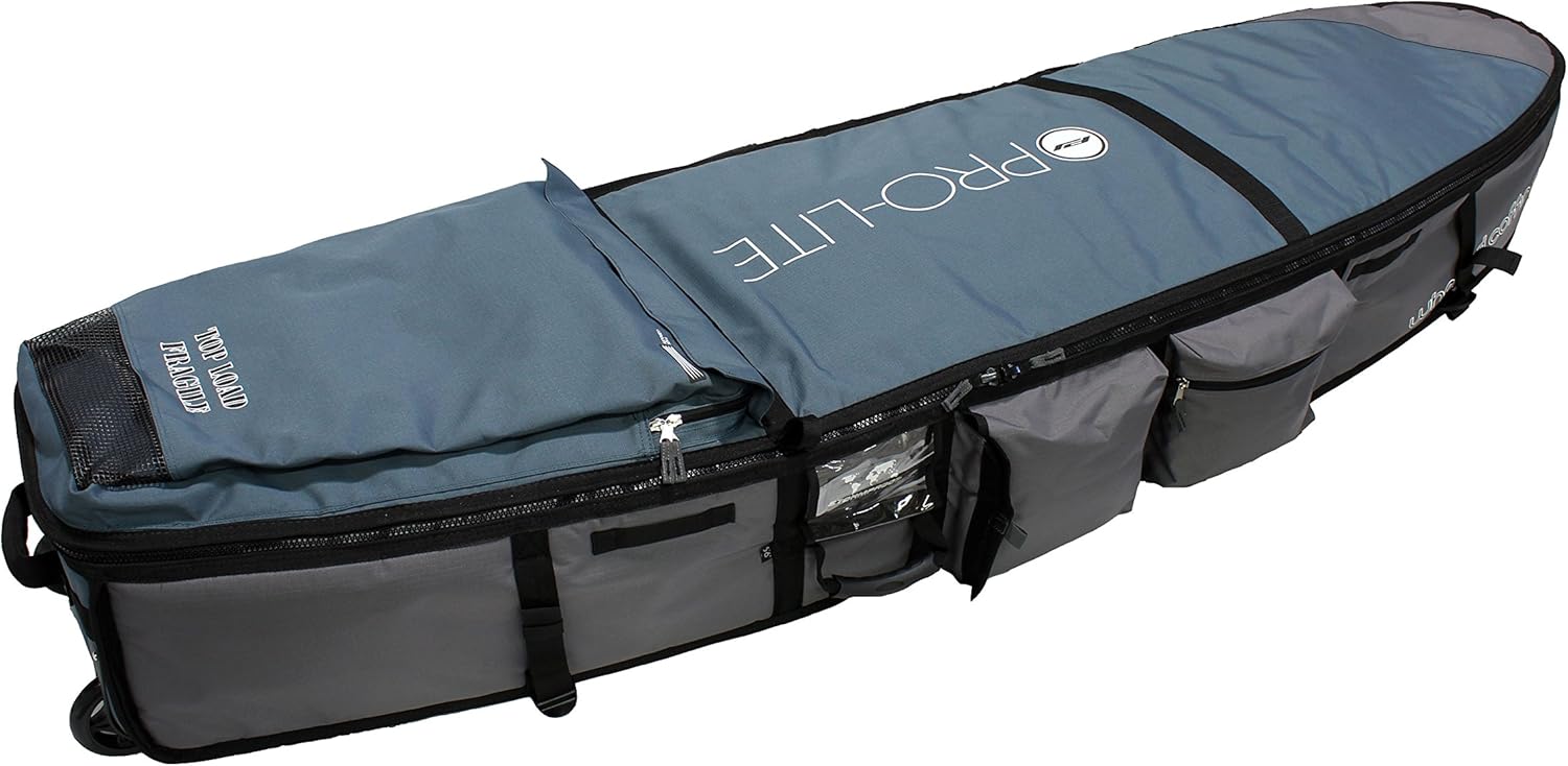Pro-Lite Wheeled Coffin Surfboard Bag: Easy Transport for 2-4 Shortboards