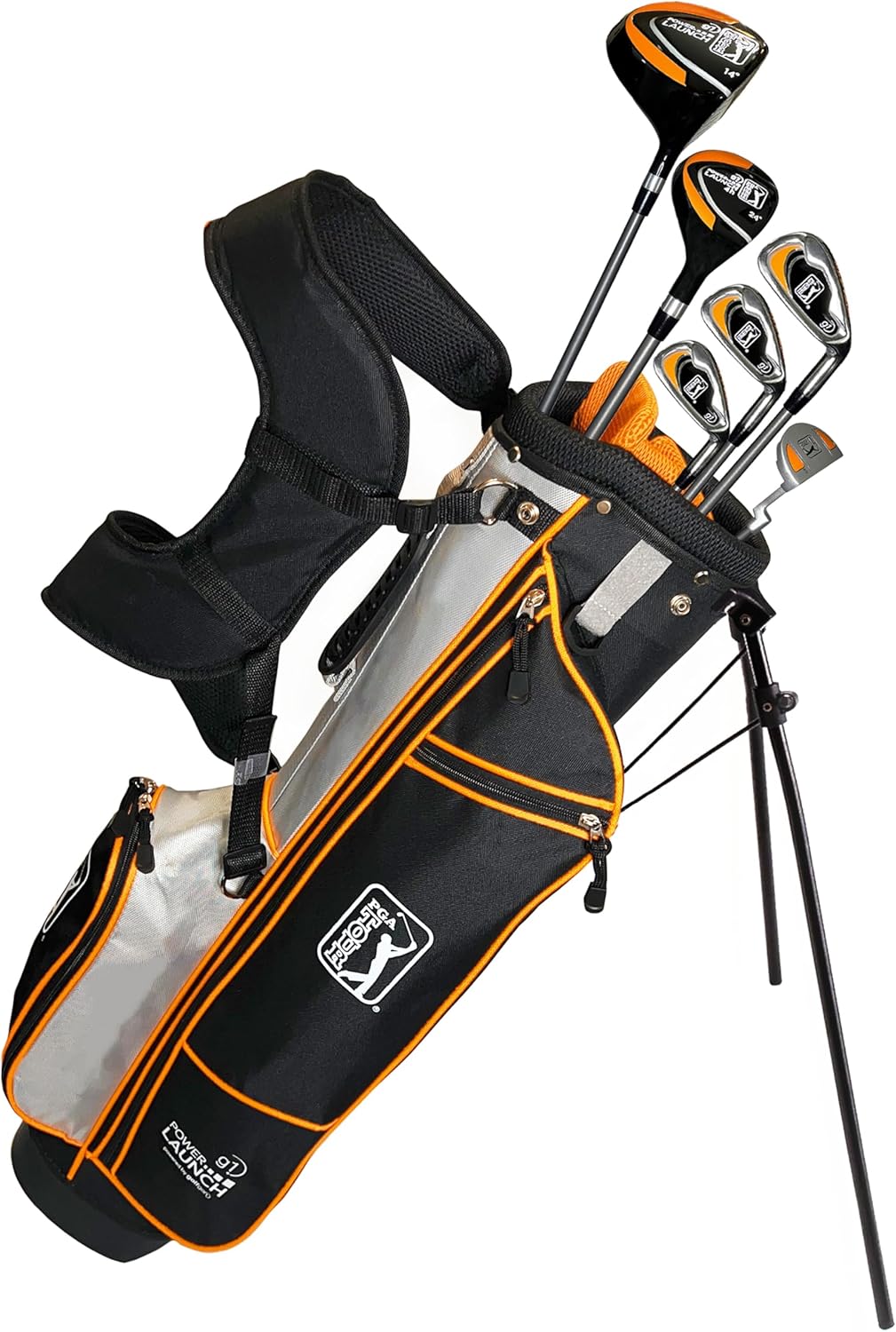 PGA Tour Youth Golf Club Set for Ages 8-12 with Stand Bag