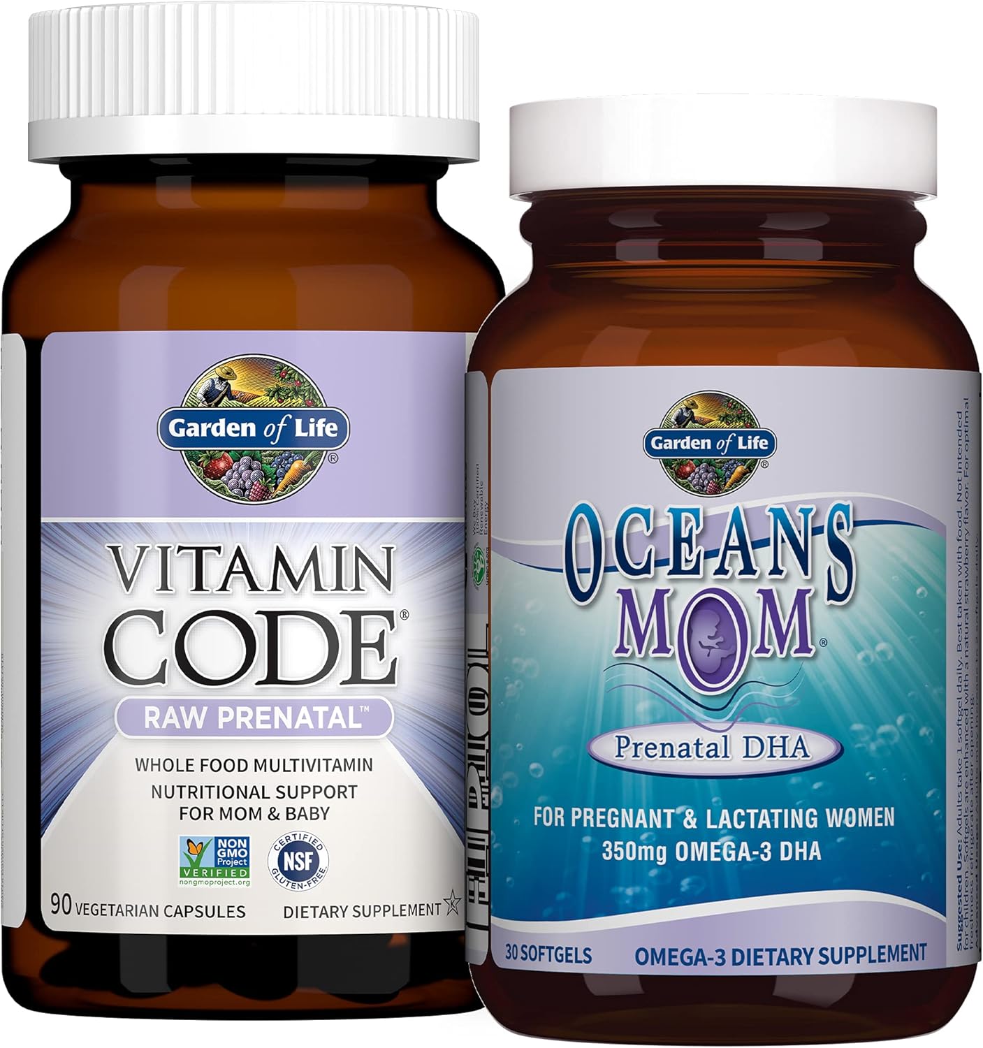 Garden of Life Prenatal Multi DHA Bundle for Expecting Moms